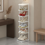 Multi-Tier Minimalist Iron Shoe Rack for Space-Saving | Ridorn