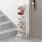 Multi-Tier Minimalist Iron Shoe Rack for Space-Saving | Ridorn