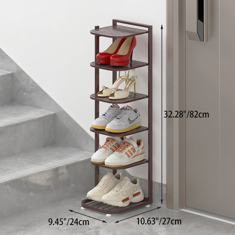 Multi-Tier Minimalist Iron Shoe Rack for Space-Saving | Ridorn