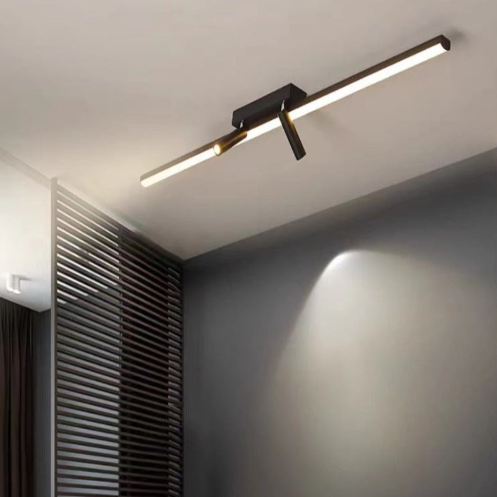 Sleek Adjustable Linear LED Ceiling Spotlight for Modern Spaces | Ridorn