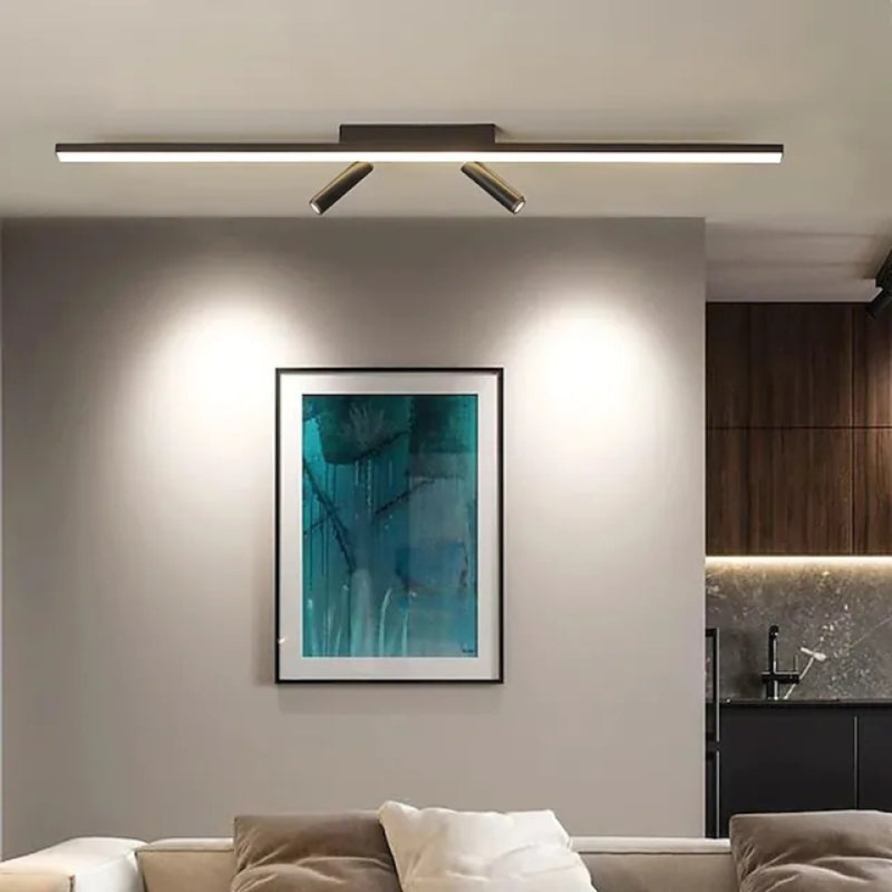 Sleek Adjustable Linear LED Ceiling Spotlight for Modern Spaces | Ridorn