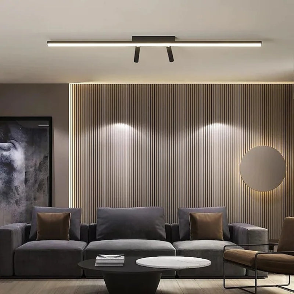 Sleek Adjustable Linear LED Ceiling Spotlight for Modern Spaces | Ridorn