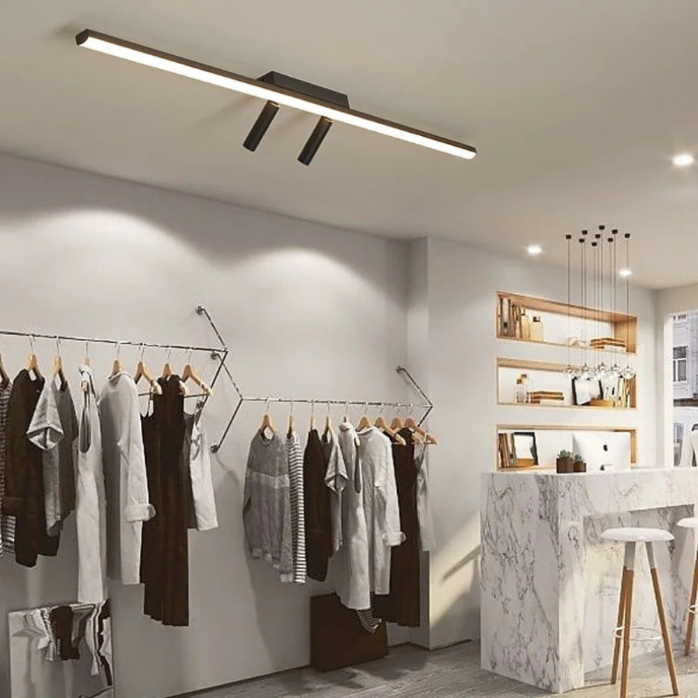 Sleek Adjustable Linear LED Ceiling Spotlight for Modern Spaces | Ridorn