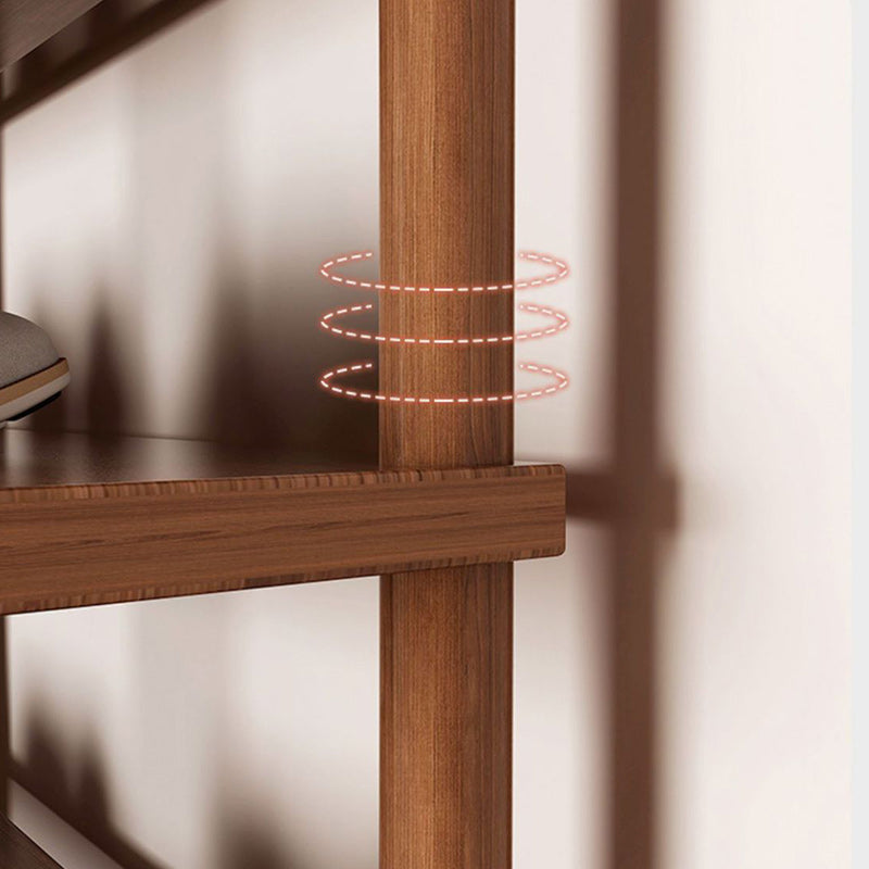 Minimalist Shoe Storage Rack - 6/7 Tier PVC & Wood Organizer | Ridorn-Shoe Storage-Ridorn