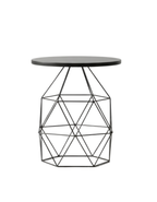 Modern Black Side Table - Minimalist Design for Any Space | Ridorn-Side Table-Ridorn
