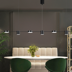 Modern Ceiling Chandelier | Dimmable LED Pendant Light for Living Room and Dining Area