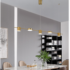 Modern Ceiling Chandelier | Dimmable LED Pendant Light for Living Room and Dining Area