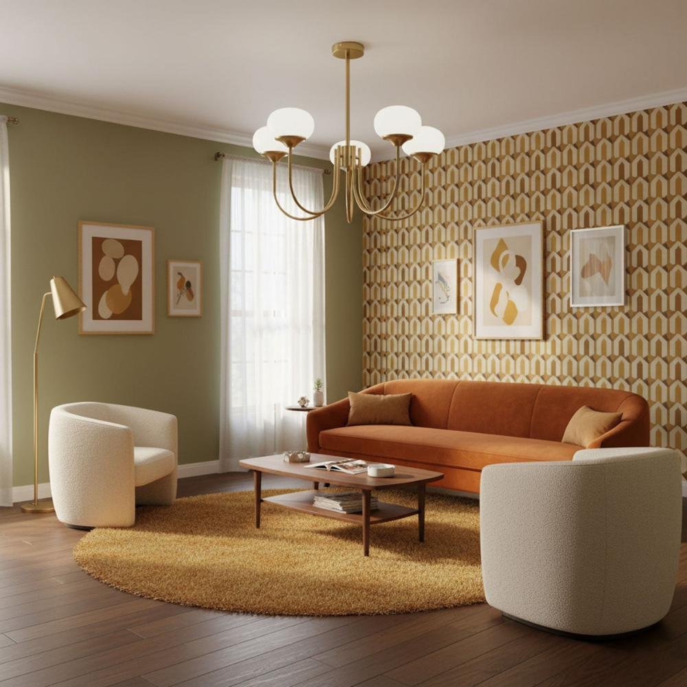 Modern Ceiling Chandelier | Fixture for Dining and Living Room | Ridorn