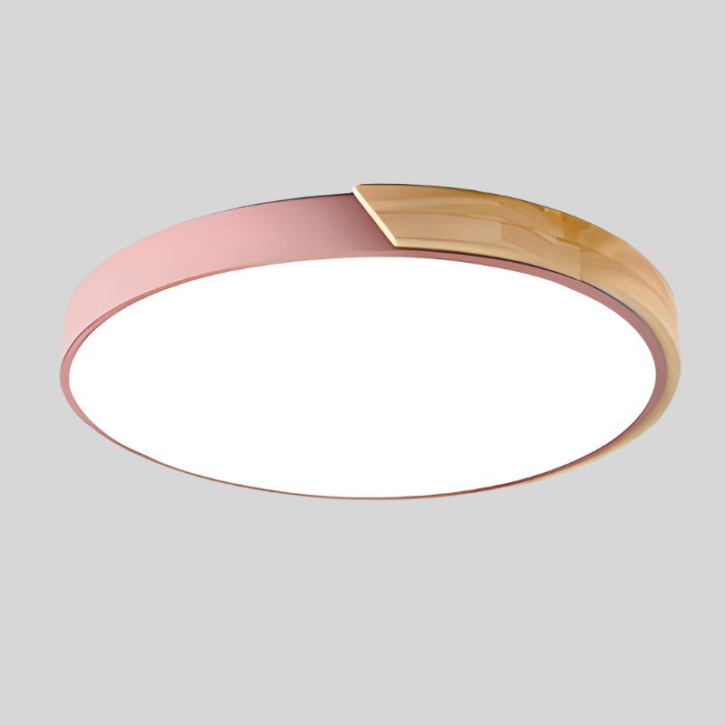 Elegante Runde Deckenleuchte mit Warmem LED-Licht | Ridorn