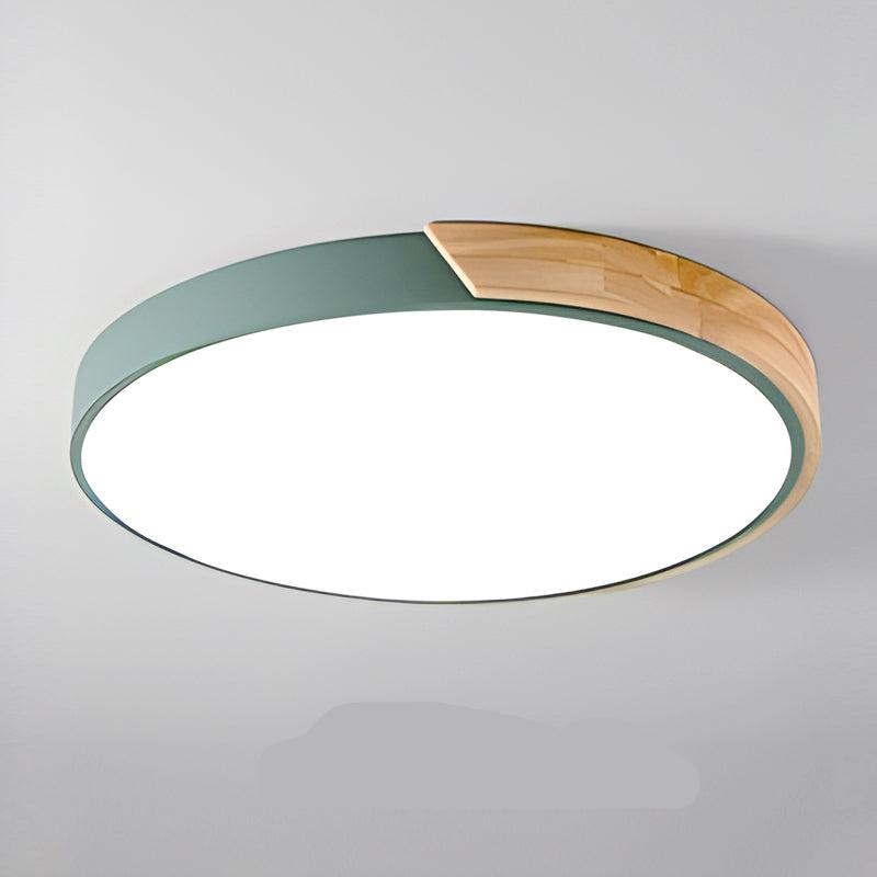 Elegante Runde Deckenleuchte mit Warmem LED-Licht | Ridorn