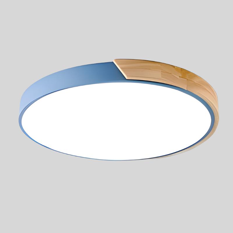 Elegante Runde Deckenleuchte mit Warmem LED-Licht | Ridorn