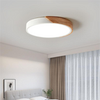Elegante Runde Deckenleuchte mit Warmem LED-Licht | Ridorn
