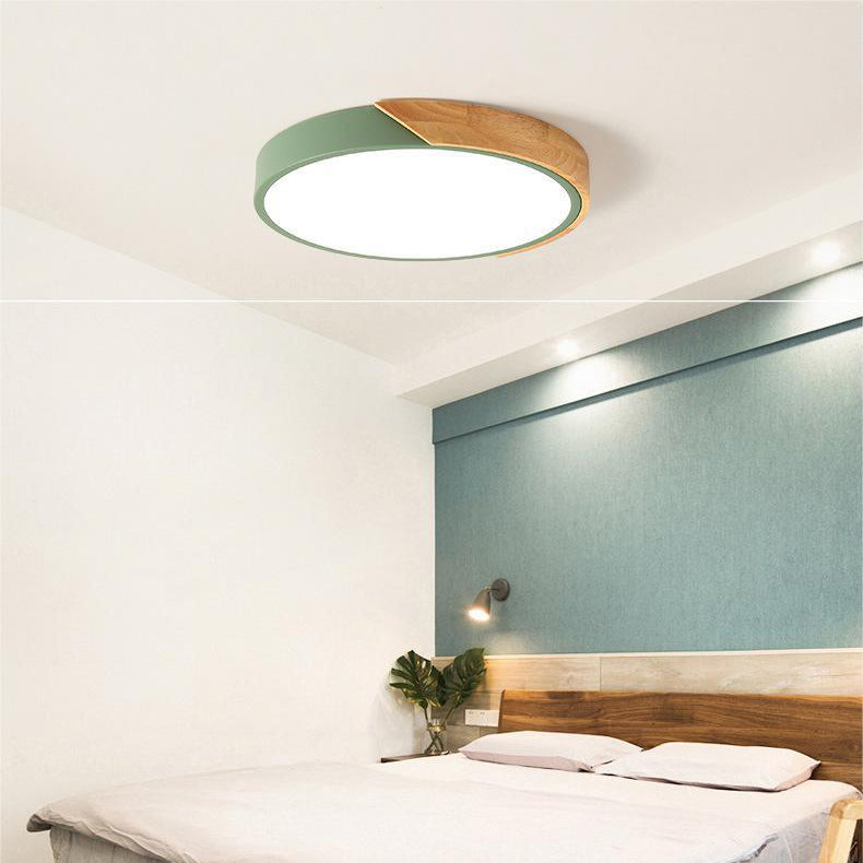 Elegante Runde Deckenleuchte mit Warmem LED-Licht | Ridorn