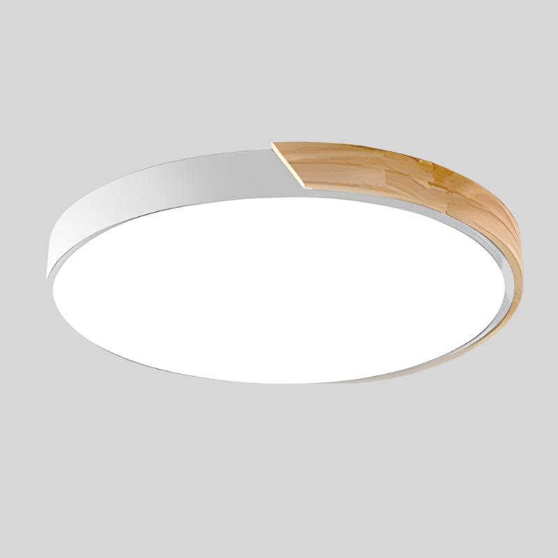 Elegante Runde Deckenleuchte mit Warmem LED-Licht | Ridorn