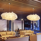 Modern Cloud Inspired Pendant Light | Soft Ambient Ceiling Lighting for Home Interiors