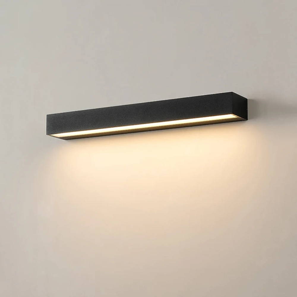 Modern LED Strip Wall Light | Waterproof Outdoor Fixture for Garden, Porch & Courtyard | Ridorn