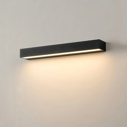 Modern LED Strip Wall Light | Waterproof Outdoor Fixture for Garden, Porch & Courtyard | Ridorn
