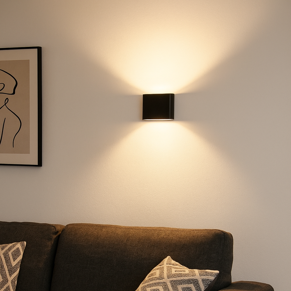 Modern LED Wall Sconce Light | Waterproof Outdoor Fixture for Balcony, Bedroom & Living Room | Ridorn