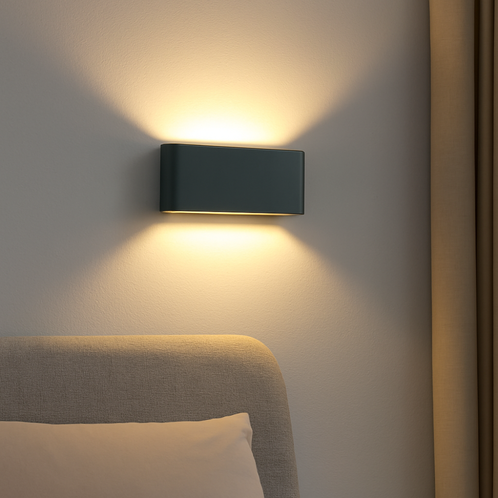 Modern LED Wall Sconce Light | Waterproof Outdoor Fixture for Balcony, Bedroom & Living Room | Ridorn