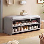 Modern Minimalist Shoe Bench with Two-Tier Storage and | Ridorn-Benches-Ridorn