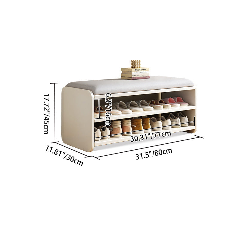 Modern Minimalist Shoe Bench with Two-Tier Storage and | Ridorn-Benches-Ridorn