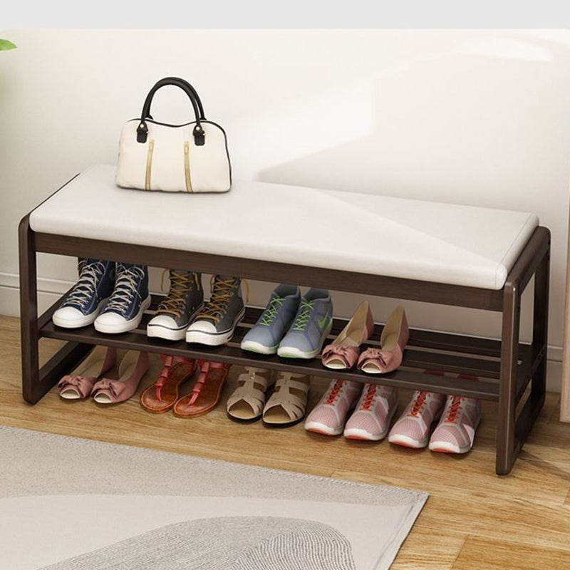 Modern Scandinavian Shoe Rack - Solid Wood with Tech Cloth | Ridorn-Shoe Storage-Ridorn