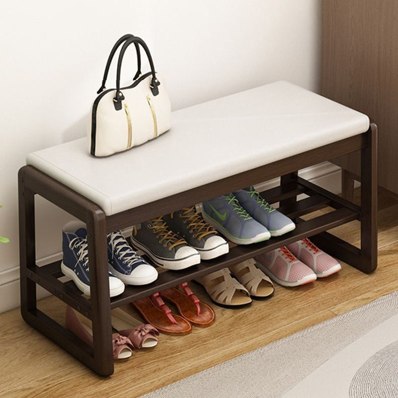 Modern Scandinavian Shoe Rack - Solid Wood with Tech Cloth | Ridorn-Shoe Storage-Ridorn