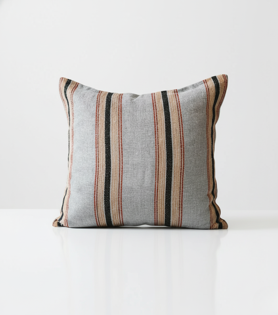 Modern Stripe Cushion 18x18 Inch Accent Pillow for Decor | Ridorn-Pillow-Ridorn