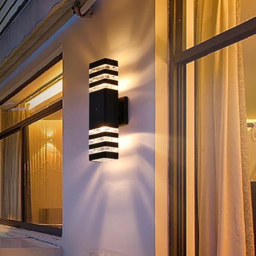 Modern Up Down LED Wall Light | Waterproof Outdoor Sconce for Porch, Garden & Entryway | Ridorn