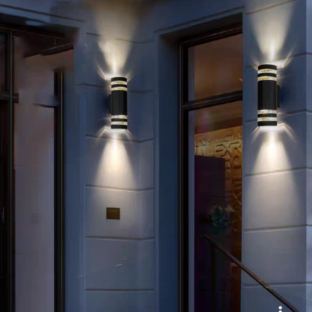 Modern Up Down LED Wall Light | Waterproof Outdoor Sconce for Porch, Garden & Entryway | Ridorn
