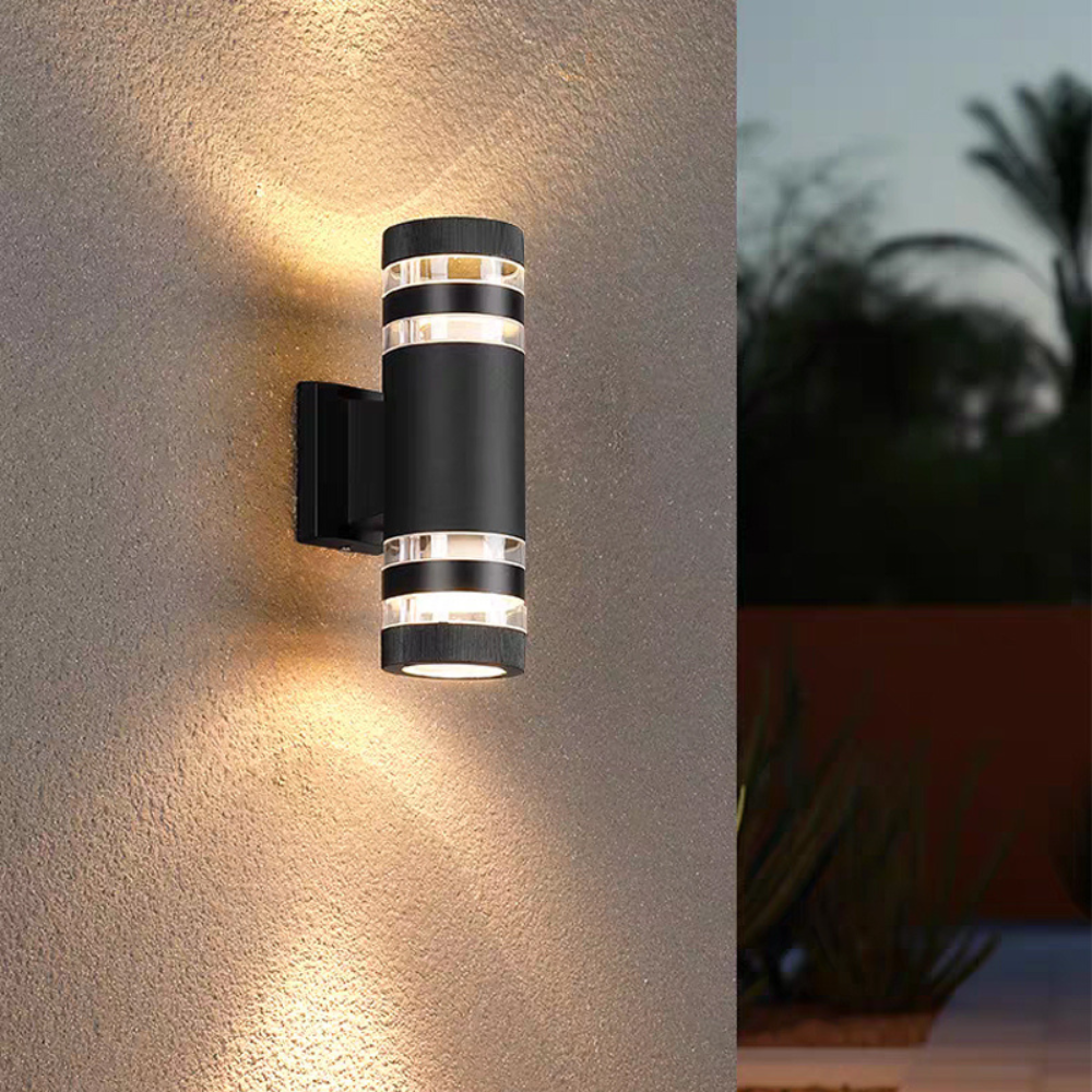 Modern Up Down LED Wall Light | Waterproof Outdoor Sconce for Porch, Garden & Entryway | Ridorn