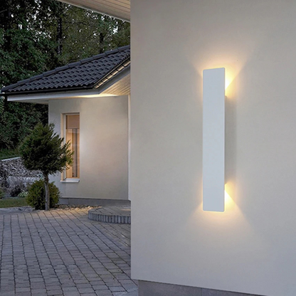 Modern Up Down LED Wall Light | Waterproof Outdoor | Ridorn