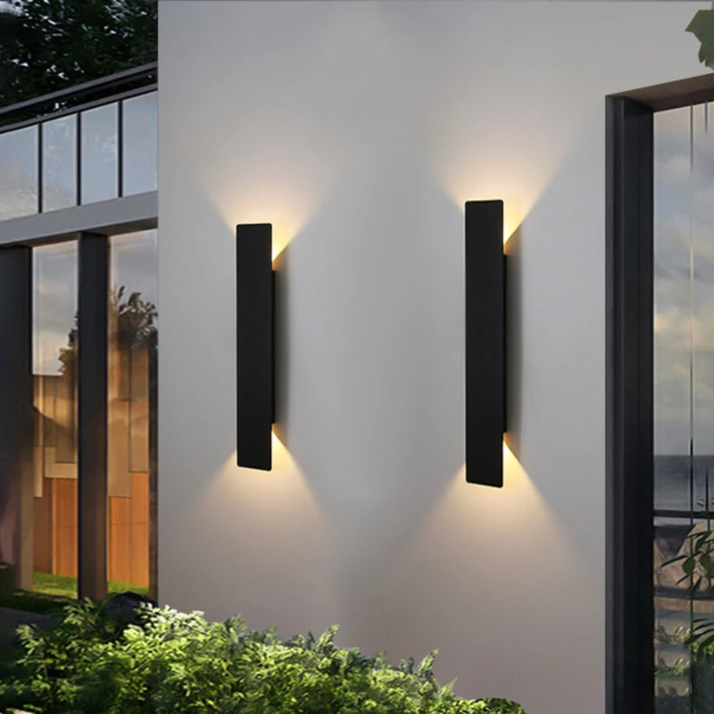 Modern Up Down LED Wall Light | Waterproof Outdoor | Ridorn