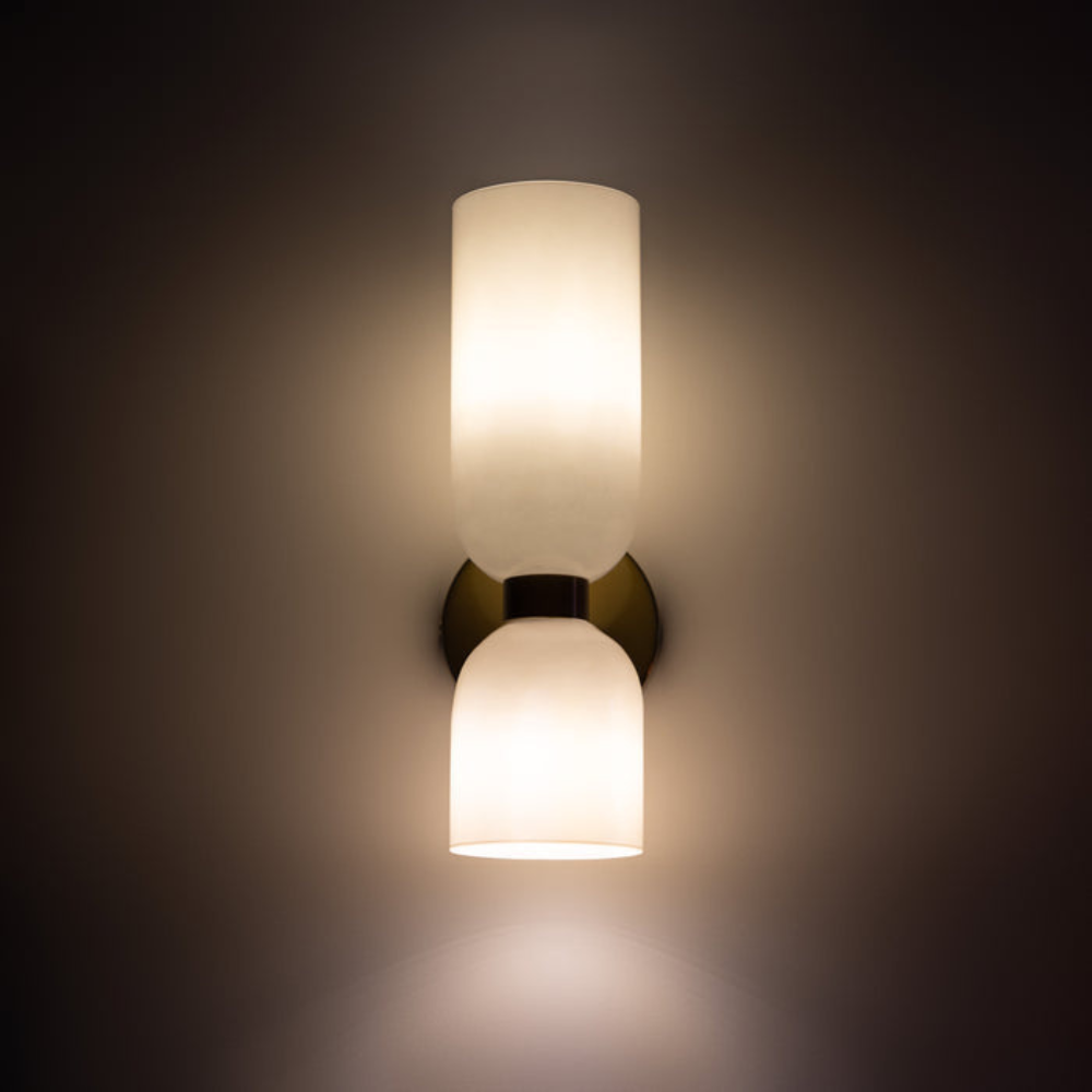 Modern Wall Sconce | Bedroom LED Wall Lamp with Sleek Rounded Design | Ridorn