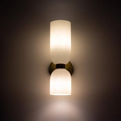 Modern Wall Sconce | Bedroom LED Wall Lamp with Sleek Rounded Design | Ridorn