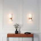 Modern Wall Sconce | Bedroom LED Wall Lamp with Sleek Rounded Design | Ridorn