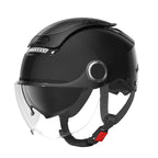 Motorcycle Half Helmet with Dual Visor, Breathable Open Face Summer Riding Helmet-Ridorn