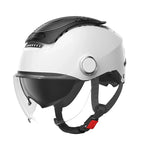 Motorcycle Half Helmet with Dual Visor, Breathable Open Face Summer Riding Helmet-Ridorn