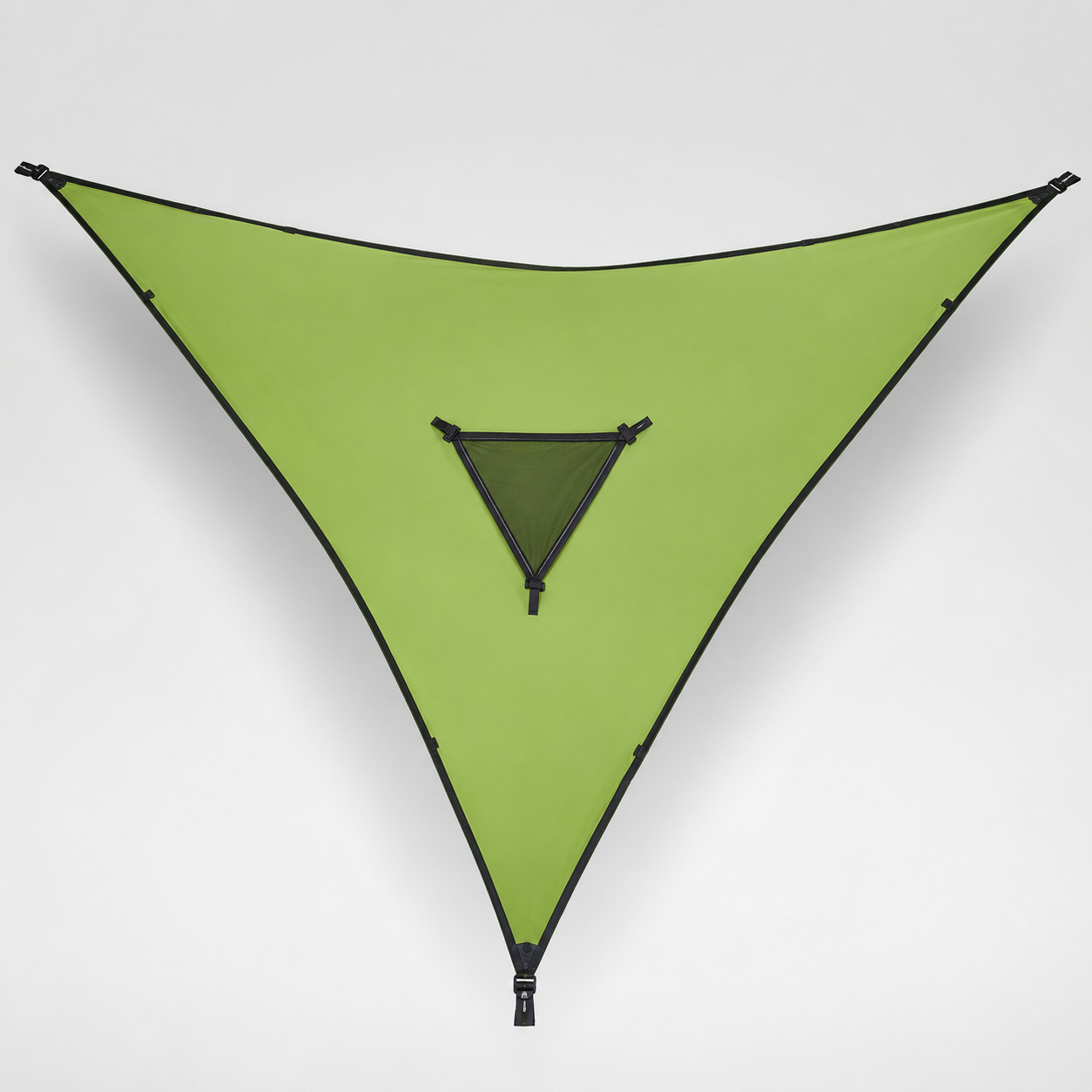 Multi-Person Camping Hammock, 3-Point Anchor Outdoor Hanging Lounger for Family & Groups