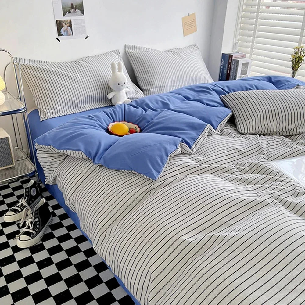 Niammont Checkered & Alvaford Bedding Set-Bedding-Ridorn