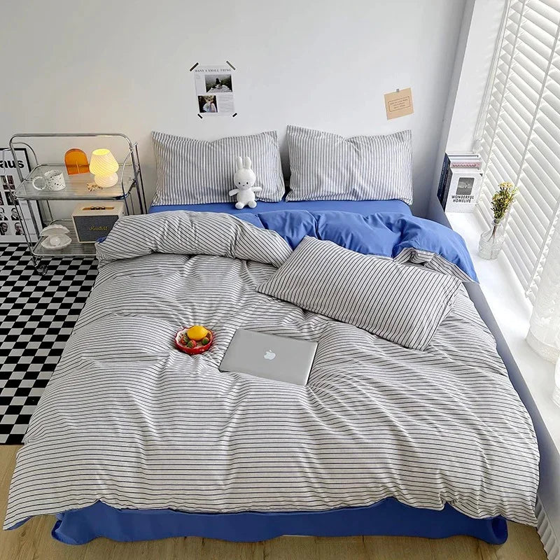 Niammont Checkered & Alvaford Bedding Set-Bedding-Ridorn