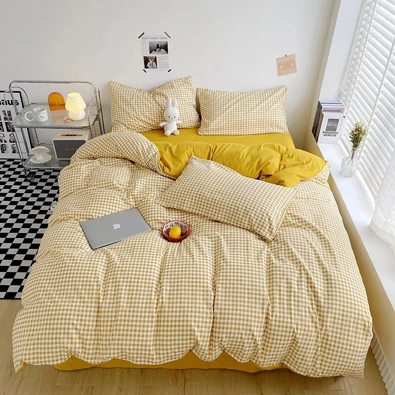 Niammont Checkered & Alvaford Bedding Set-Bedding-Ridorn