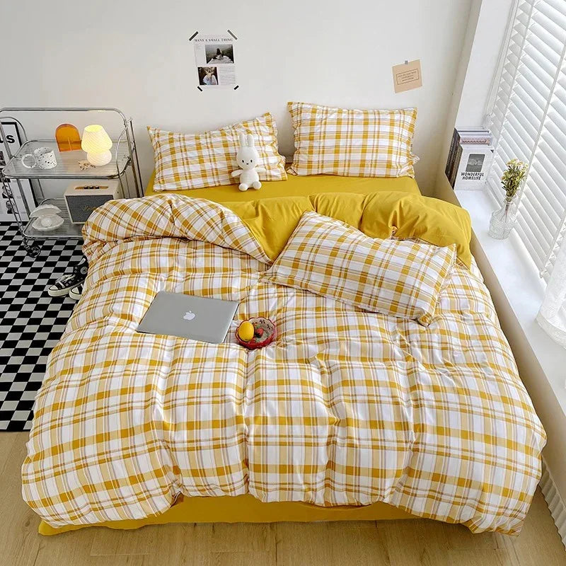 Niammont Checkered & Alvaford Bedding Set-Bedding-Ridorn