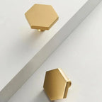 Niamur Hexagon Cabinet Knobs-handles and knobs-Ridorn
