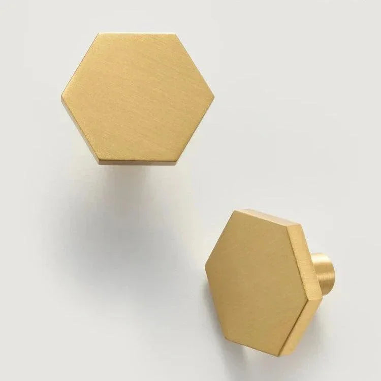 Niamur Hexagon Cabinet Knobs-handles and knobs-Ridorn