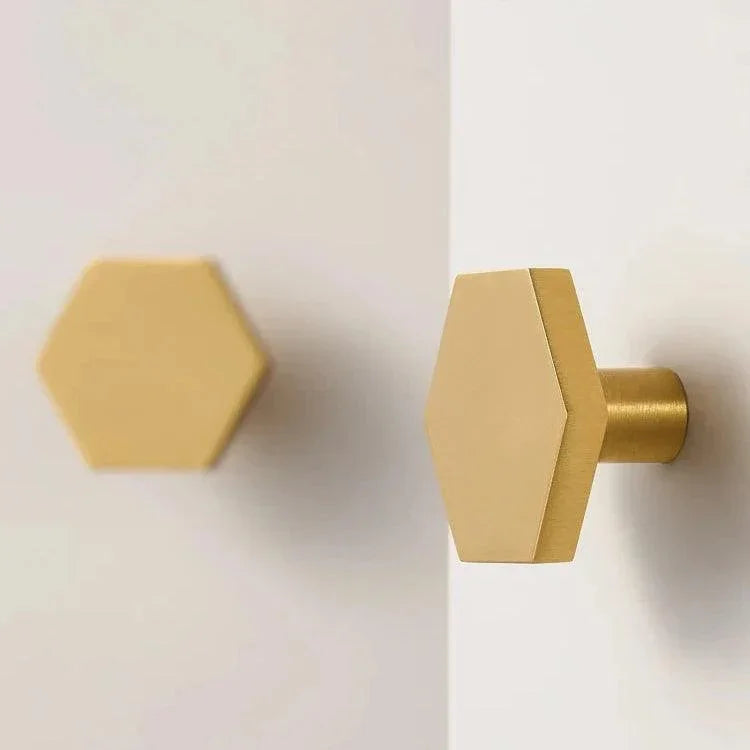 Niamur Hexagon Cabinet Knobs-handles and knobs-Ridorn