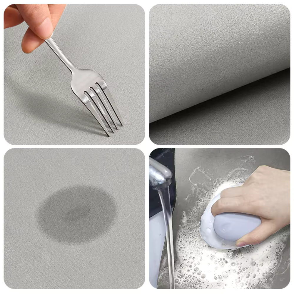 Non-Slip Washable Kitchen Rug with Soft Velveteen Surface | Ridorn-Mats-Ridorn