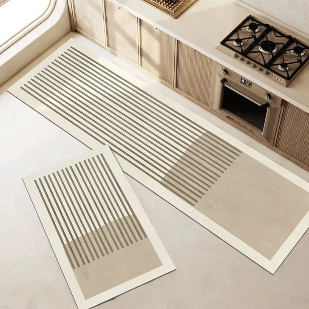 Non-Slip Washable Kitchen Rug with Soft Velveteen Surface | Ridorn-Mats-Ridorn