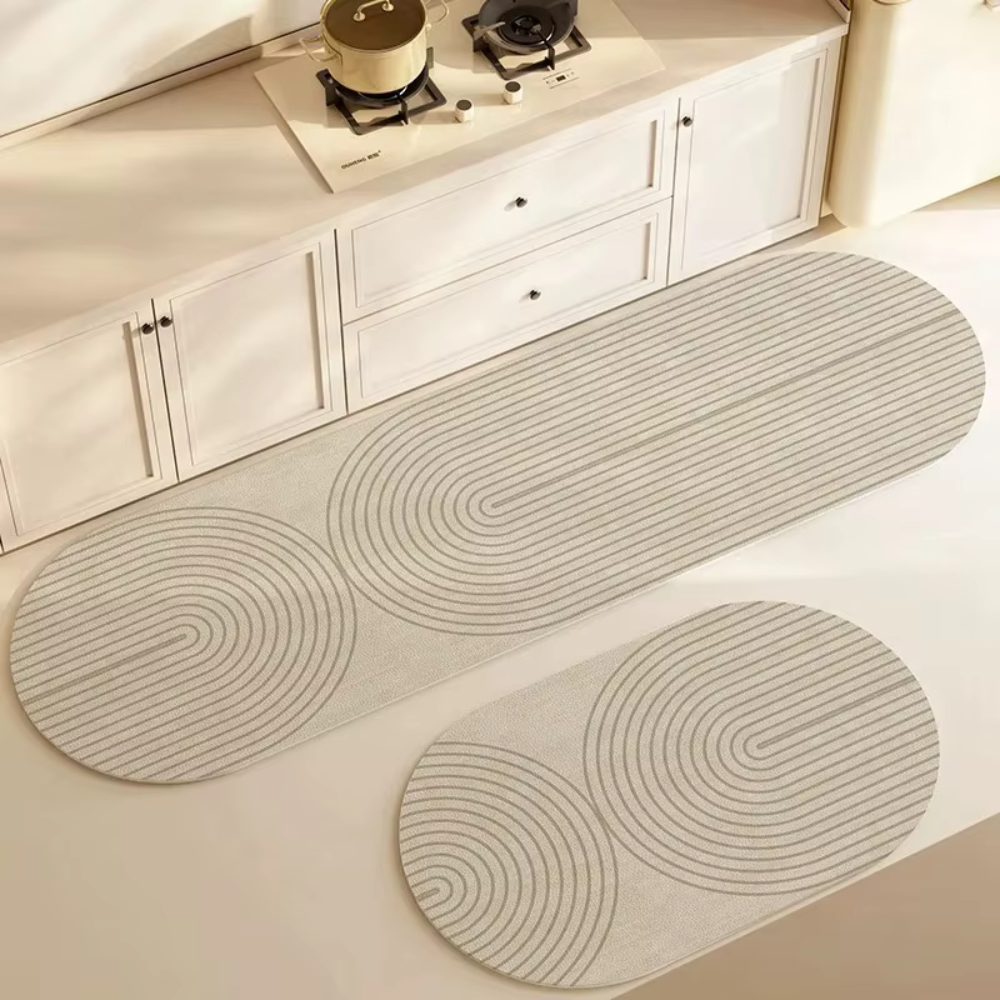 Non-Slip Washable Kitchen Rug with Soft Velveteen Surface | Ridorn-Mats-Ridorn