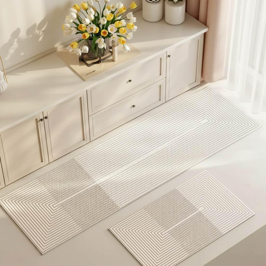 Non-Slip Washable Kitchen Rug with Soft Velveteen Surface | Ridorn-Mats-Ridorn